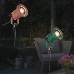 SLV Big Nautilus jordspydlampe, GU10, IP65 - flere farver