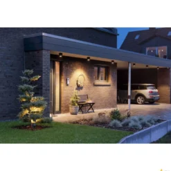 SLV Enola udendørs loftlampe, CCT 3000/4000K, antracit