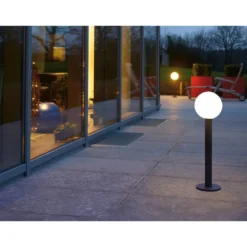 SLV Gloo Pure bedlampe, E27, antracit
