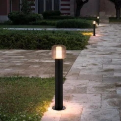 SLV Ovalisk bedlampe, CCT, IP65, antracit