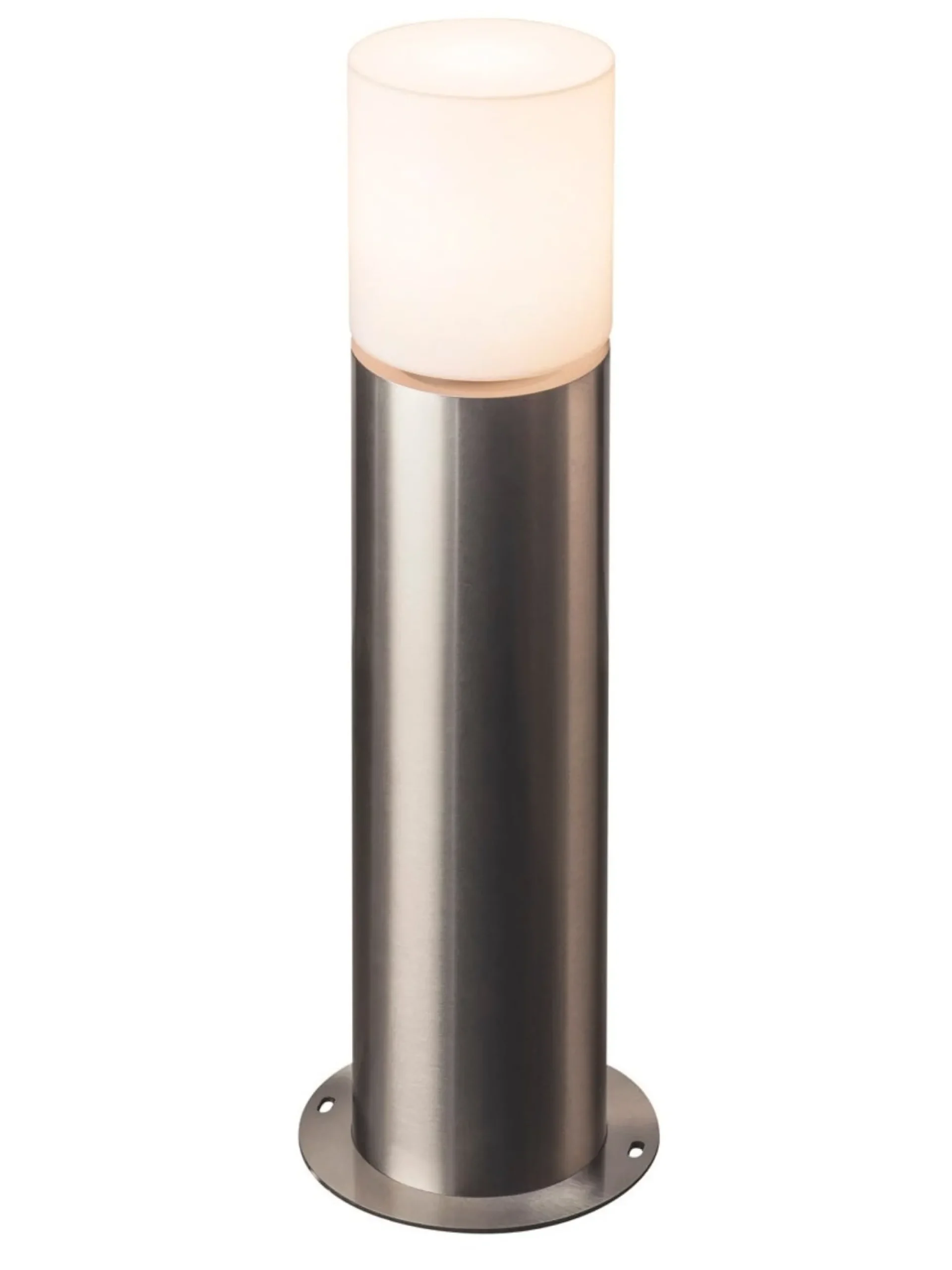 SLV Rox Acryl standerlampe, IP44, E27, rustfri stål