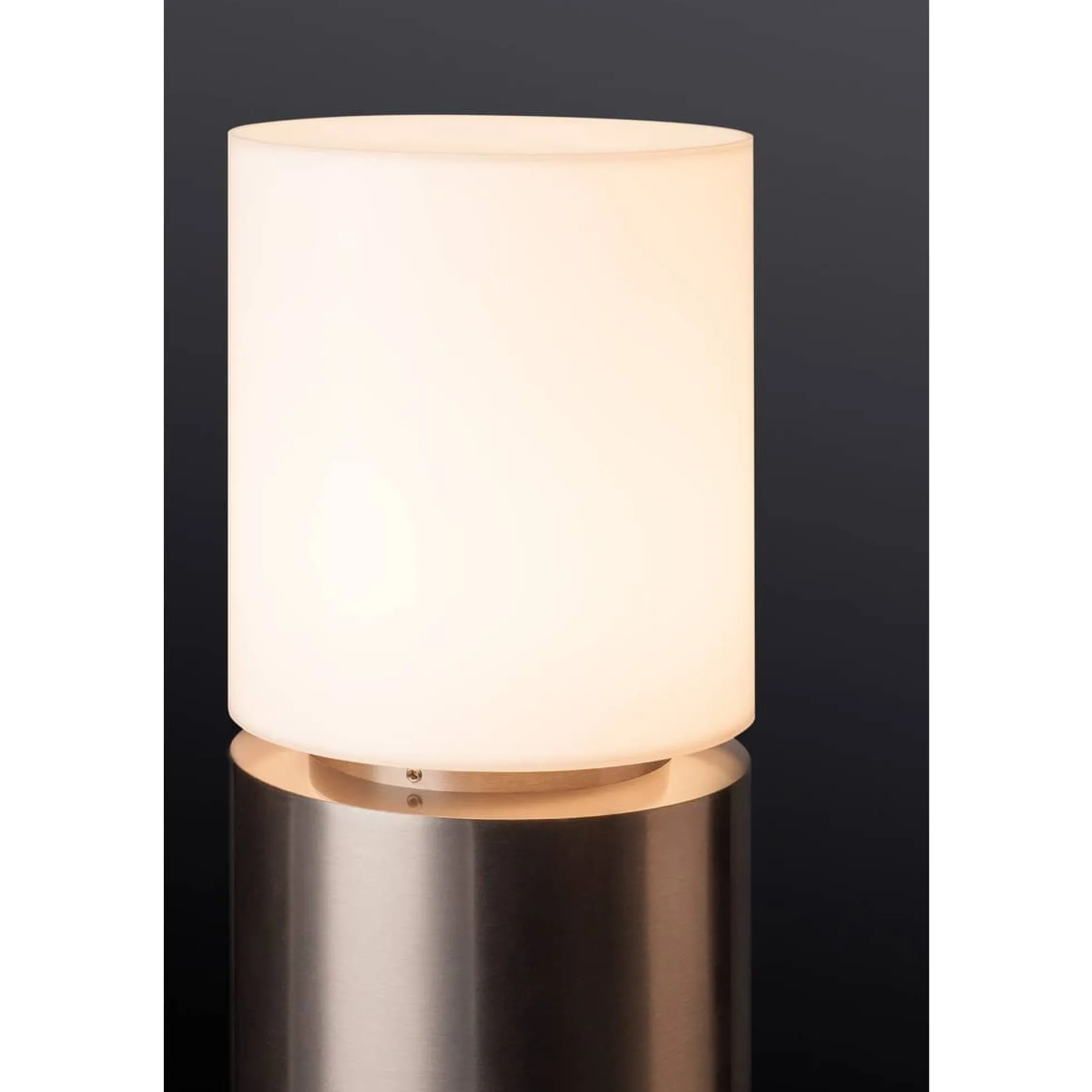 SLV Rox Acryl standerlampe, IP44, E27, rustfri stål