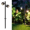 SLV Sitra 360 SL jordspydslampe, GX53, IP44, antracit
