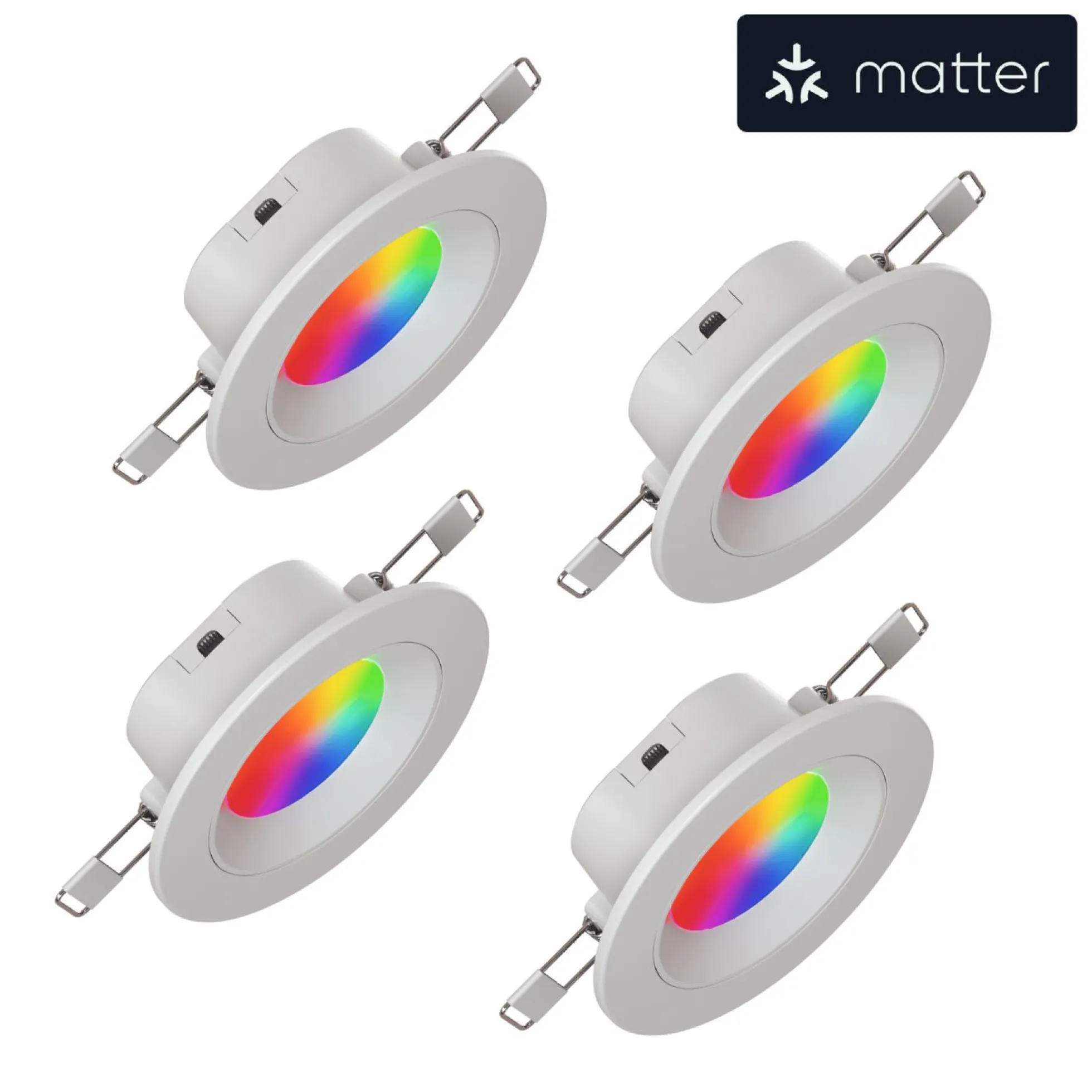 Smart Downlight LED indbygningsspot WiFi, 4-pak - Nanoleaf