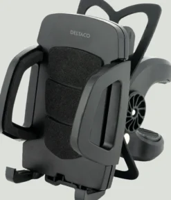 Smartphone-holder til cykler, drejelig, sort