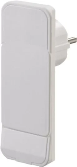 SMART PLUG: Ekstra flad vinklet Schuko/pindjord stikprop, 16A – Bachmann