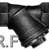 Snavssamler 3", rødgods, med integreret Y-filter - Pettinaroli