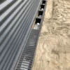 Sokkelaffugter Dutra, 200 x 180 x 1000 mm, plast, uden bund og rist