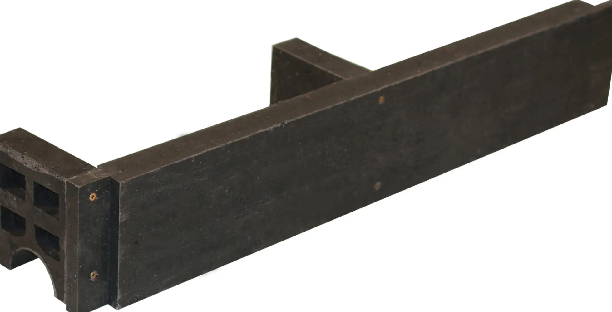 Sokkelaffugter Dutra, 200 x 180 x 1000 mm, plast, uden bund og rist
