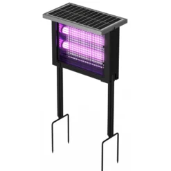 Solcelle insektlampe, sort, IP65, 20W, 120m2