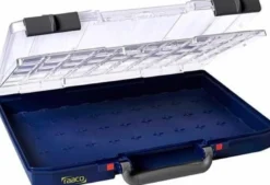 Sortimentskasse CarryLite 55 5x10-0 DLU, uden indsatse, blå - Raaco