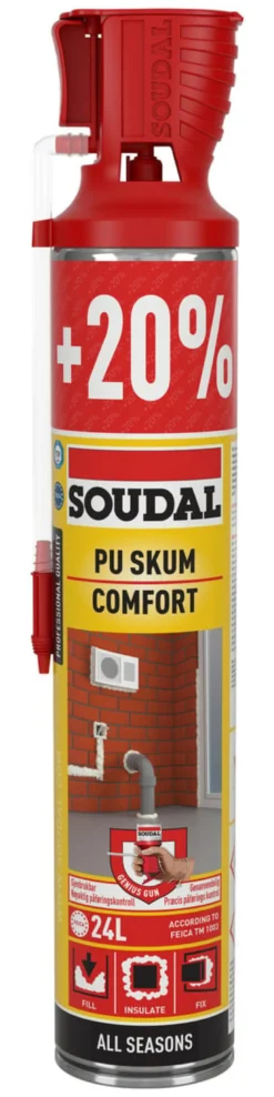 Soudafoam Comfort skum, 720 ml