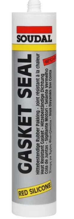 Soudal Gasketseal, pakningssilikone, sort, 310 ml