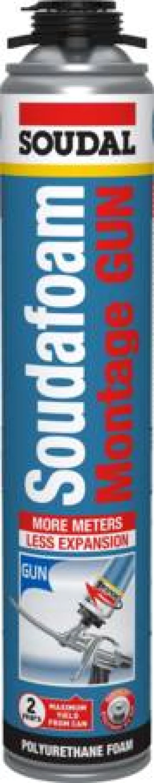 Soudal Soudafoam Montage Gun, low expansion