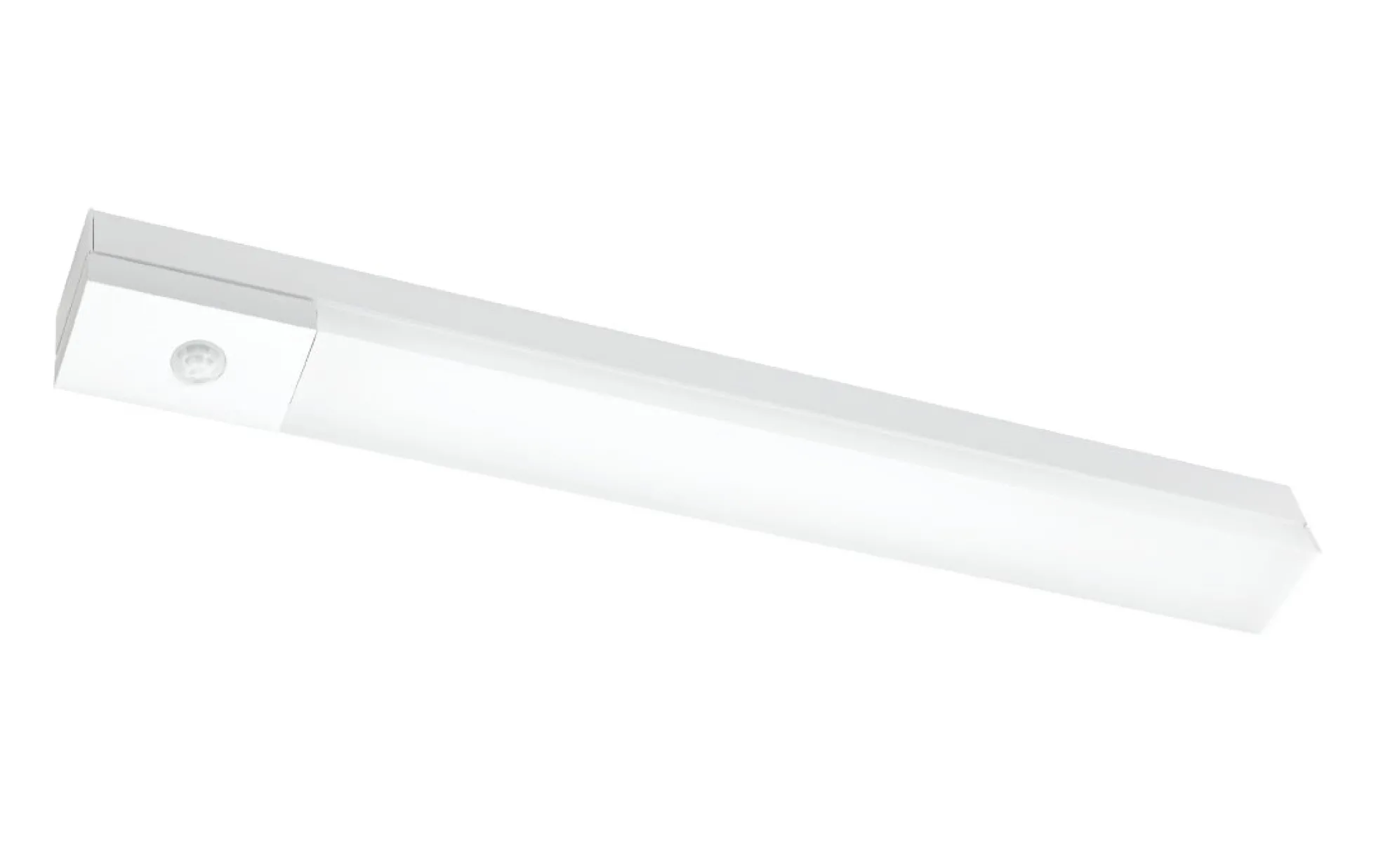 Spejlarmatur Prelude Square, 4000K, PIR sensor, hvid