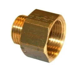 spidsmuffe 1/2" - 1/4". Messing