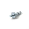 Spindel f/bagskive roloc, 1/4'', 6 mm skaft