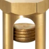 Splitbolt, 2x16 mm², M6x25, messing/kobber