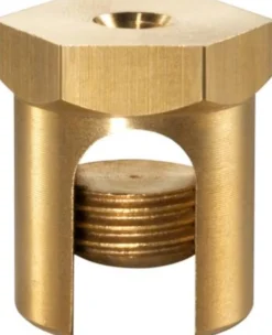 Splitbolt, 2x16 mm², M6x25, messing/kobber