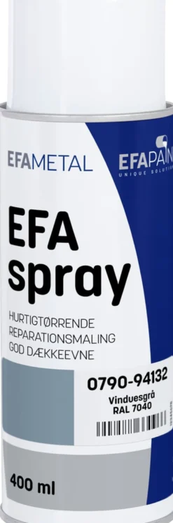 Spraymaling, RAL 7040, vindues grå, 400ml