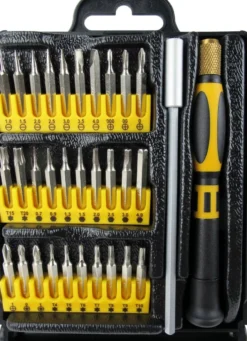 Sprotek STD-6010 - Præcisionsbitsæt med et håndtag, bitholder og 30