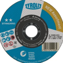 STANDARD skæreskive, 125 x 1,0 x 22,23 A 60 S- BFS - TYROLIT