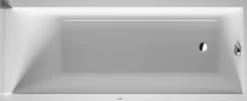 Starck badekar til indbygning, 150 x 70 cm, afløb i fodenden - Duravit