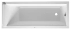 Starck badekar til indbygning 160 x 70 cm. Afløb i fodenden – Duravit