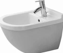 Starck 3 vægbidet, skjult montering, 540 mm dybde, hvid