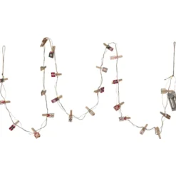 Star Trading Clippy advent lyskæde med klemmer, 24 stk, 2,4 meter