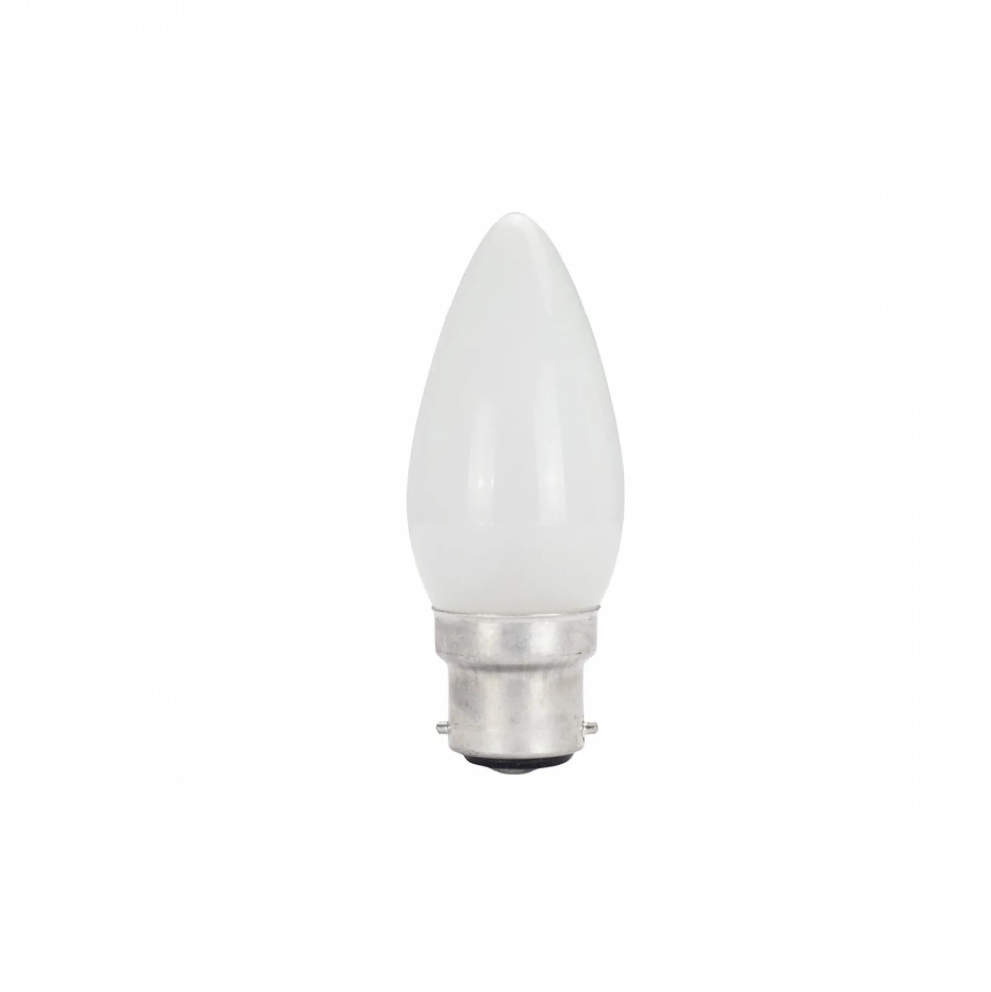Stearinlys B22d, 40W, 230V, Ra>80, klar