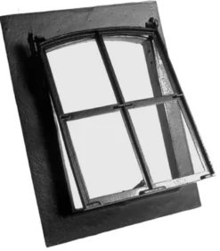 4 stens vindue i støbejern, uden glas