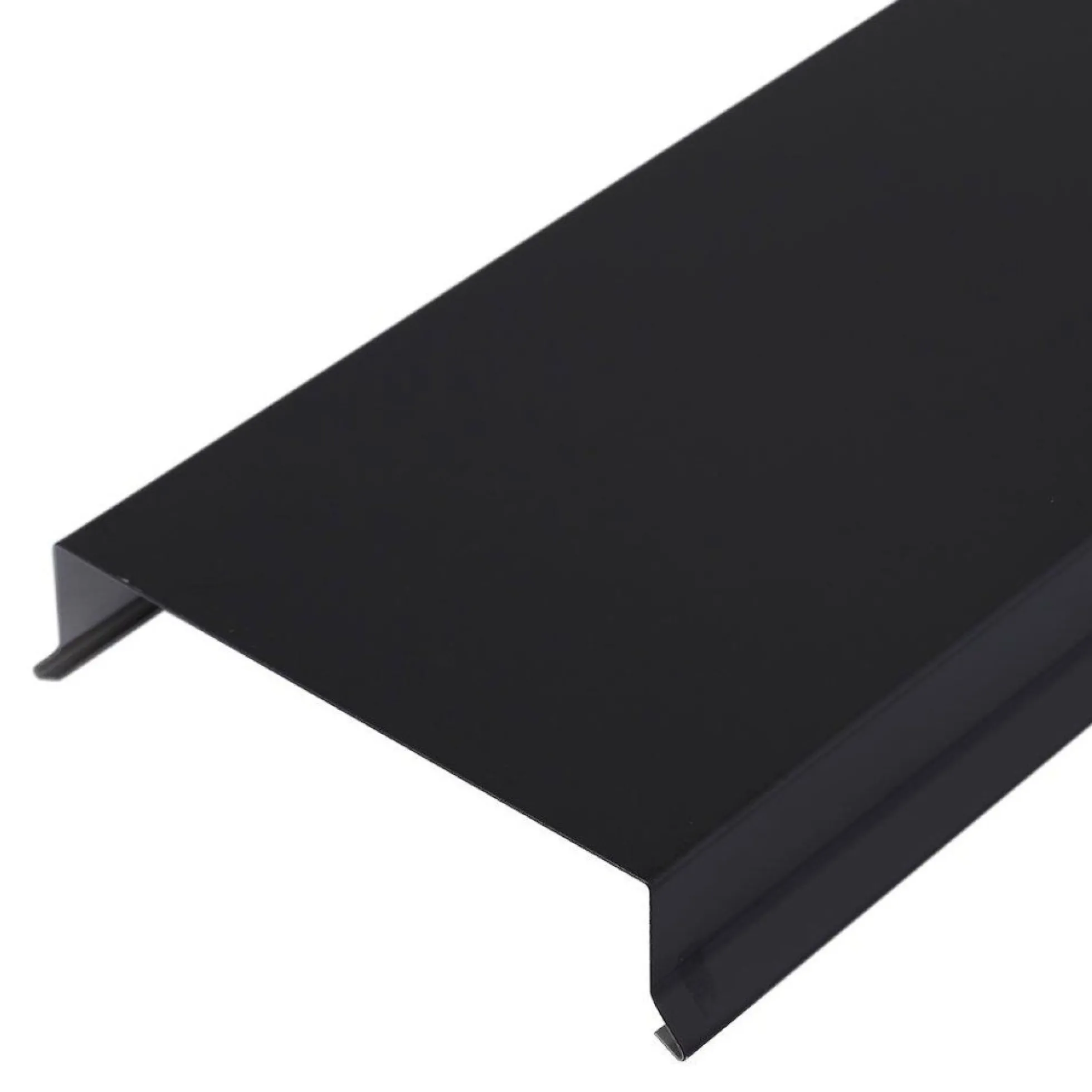 Sternkapsel alu sort 100mm lige, 1 meter