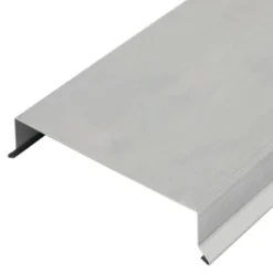 Sternkapsel lige, aluminium - 1 meter