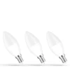 3 stk. E14 6W LED kertepære, 490lm, Ikke dæmpbar, 3000K