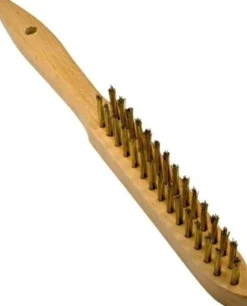 Stålbørste, 2 rækker, 0,3 mm trådtykkelse, S3 stål