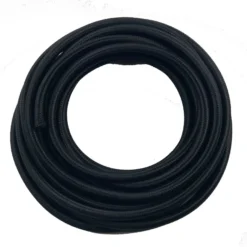 Stofledning 5 meter, 2x0,75 mm, sort