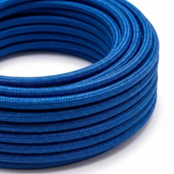 Stofledning, 5 meter, 2x0.75 mm², 230V, Blå