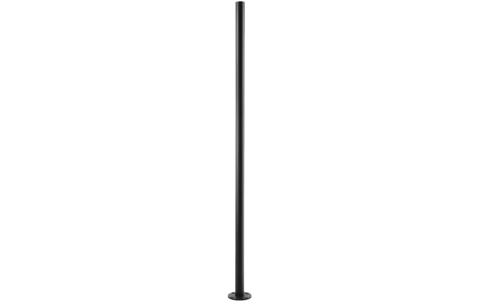 Stolpe til Herning, 2,5 meter, Ø60 mm, sort/grå - SG Armaturen
