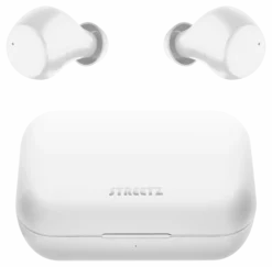 STREETZ trådløse in-ear øretelefoner med opladningsetui, BT 5, TWS, hvid