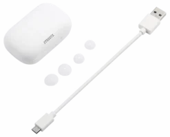 STREETZ trådløse in-ear øretelefoner med opladningsetui, BT 5, TWS, hvid