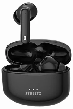 STREETZ T500 TWS earbuds, ANC, in-ear, matte black