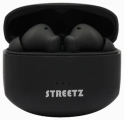 STREETZ T500 TWS earbuds, ANC, in-ear, matte black