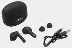 STREETZ T500 TWS earbuds, ANC, in-ear, matte black