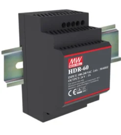 Strømforsyning HDR-60-24 AC/DC, 60W, 24V, 52,5mm