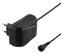 Strømforsyning, PSR-15B, 240V til 3-12V, 1,5A, med forskellige tips, sort