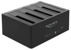 SuperSpeed USB 5 Gbps docking station, 4xSATA HDD/SSD clone
