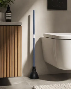 Svupper til toilet/WC med Ø90 mm sugekop og 1 meter langt skaft