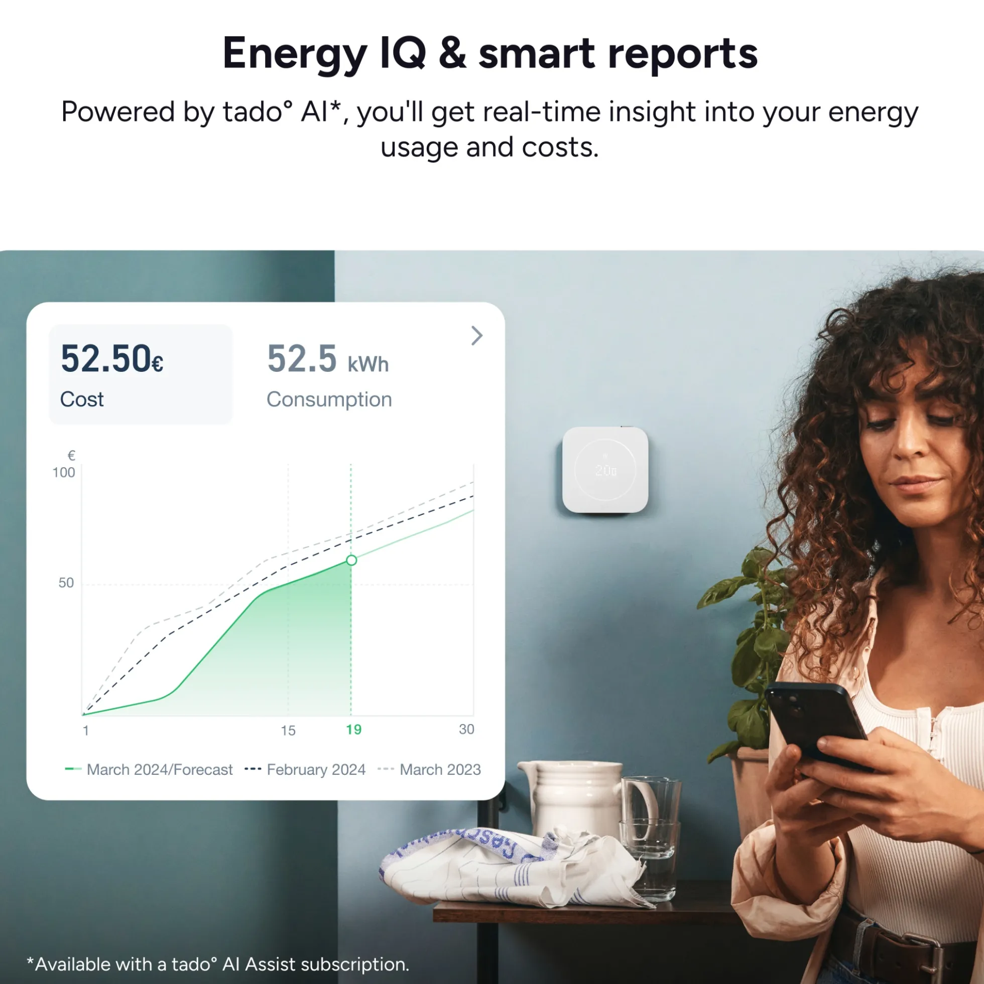 tado° Wired Smart Thermostat X, kablet termostat, Matter (2nd Gen)