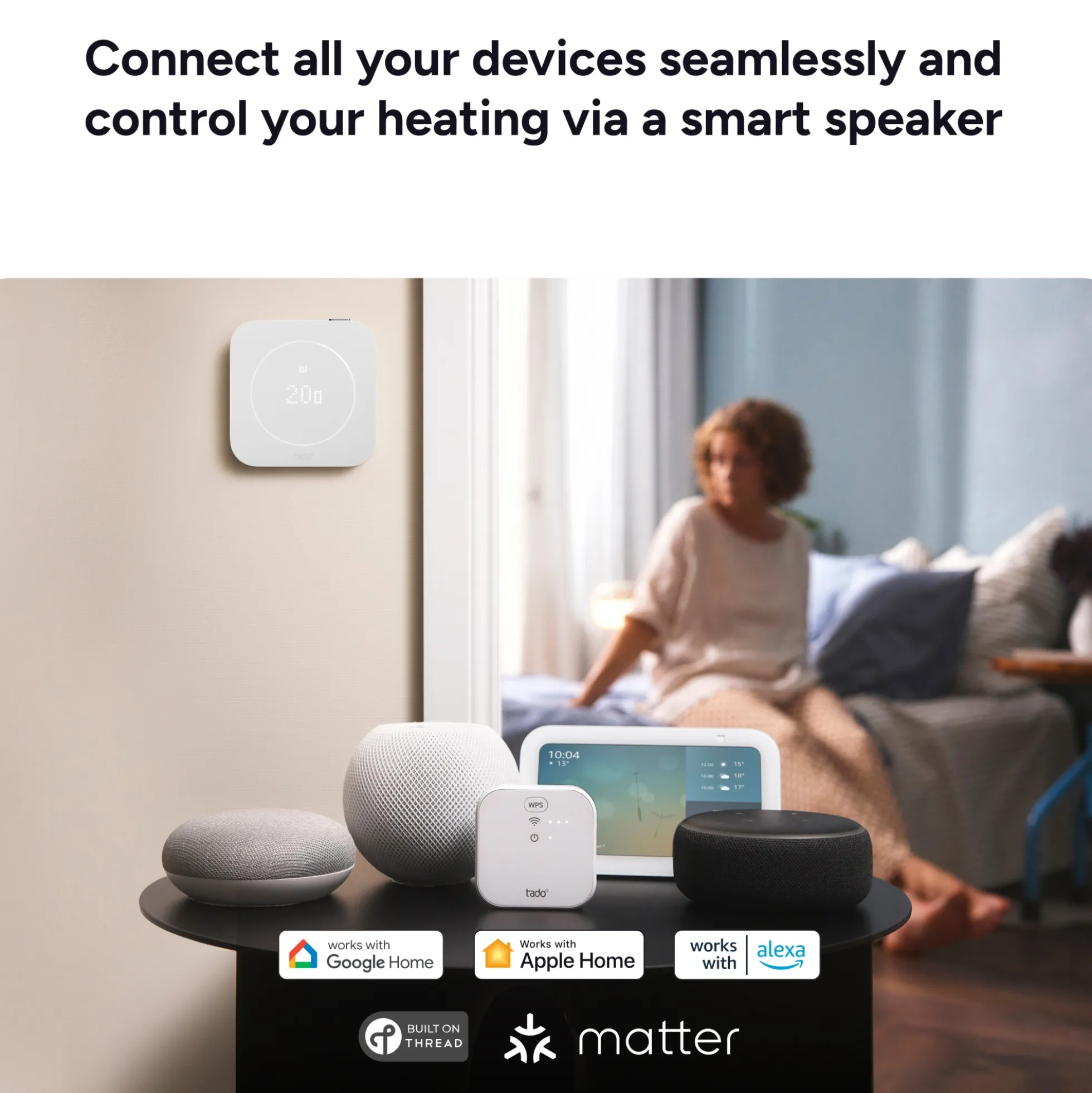 tado° Wired Smart Thermostat X, kablet termostat, Matter (2nd Gen)